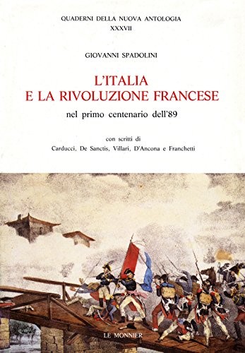 Cover for L' Italia e la Rivoluzione francese nel primo centenario dell'89