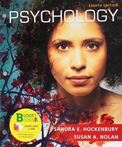Cover for Loose-leaf Version for Psychology