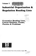 Cover for Industrial Organization & Regulation Reading Lists