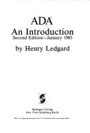 Cover for Ada, an introduction