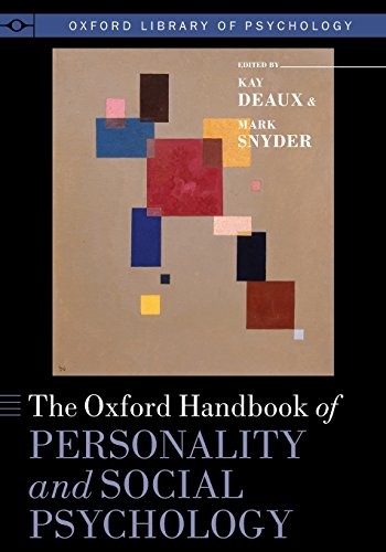 Cover for The Oxford Handbook of Personality and Social Psychology