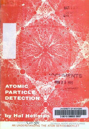 Cover for Atomic particle detection