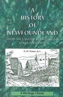 Cover for A History of Newfoundland, Canada from the English, Colonial and Foreign Records