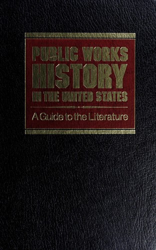 Cover for Public works history in the United States