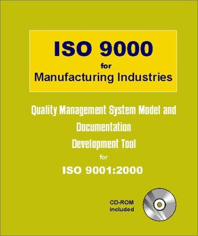 Cover for ISO 9000 for Manufacturing Industries