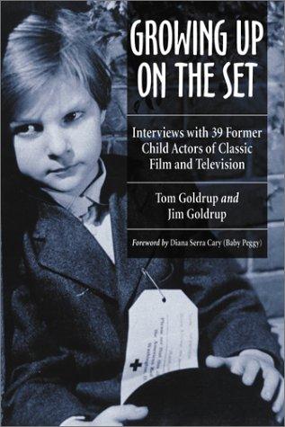 Cover for Growing up on the set