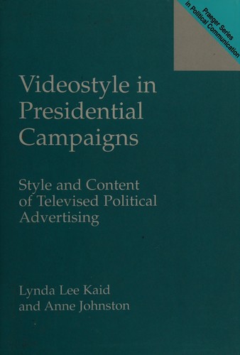 Cover for Videostyle in presidential campaigns