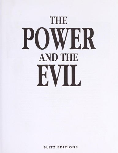 Cover for The Power and the Evil.