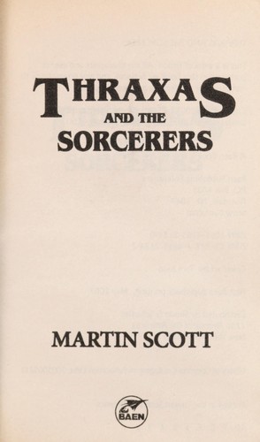 Cover for Thraxas and the sorcerers