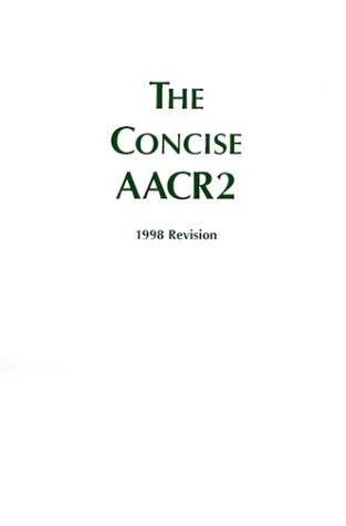 Cover for The concise AACR2, 1998 revision