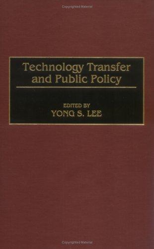 Cover for Technology transfer and public policy