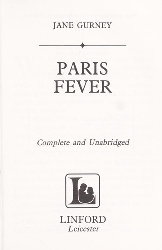 Cover for Paris fever