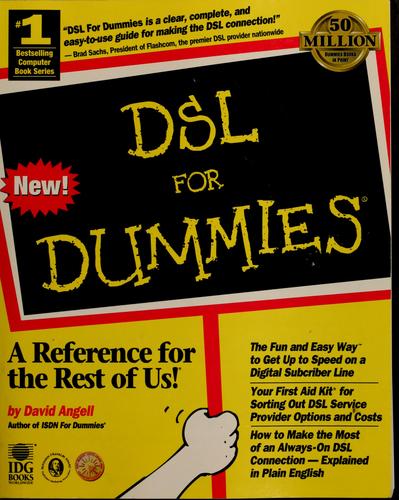 Cover for DSL for dummies