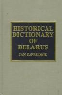 Cover for Historical dictionary of Belarus