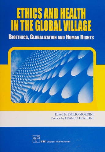 Cover for Ethics and health in the global village