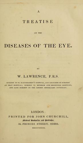 Cover for A treatise on the diseases of the eye