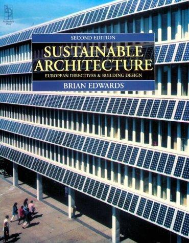 Cover for Sustainable architecture