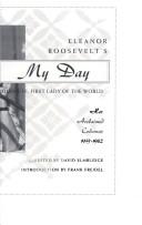 Cover for Eleanor Roosevelt's My Day: First Lady of the World 