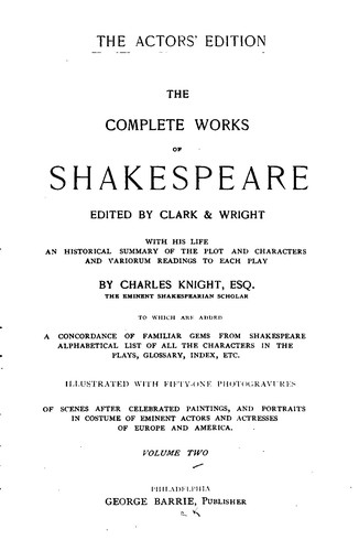 Cover for The Complete Works of Shakespeare