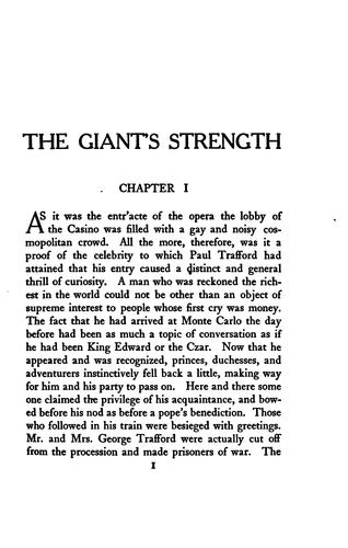 Cover for The giant's strength