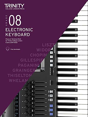 Cover for Trinity College London Electronic Keyboard Exam Pieces & Technical Work 2019-2022