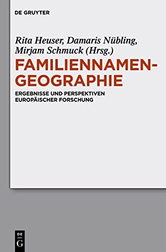 Cover for Familiennamengeographie