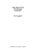 Cover for The practice of social inquiry