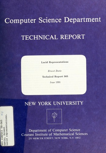 Cover for Lucid representations