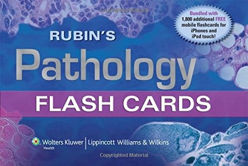 Cover for Rubin's Pathology Flash Cards