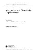 Cover for Vasomotion and quantitative capillaroscopy