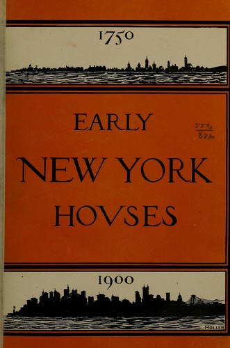 Cover for Early New York houses