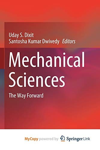 Cover for Mechanical Sciences