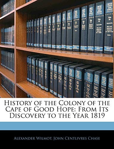 Cover for History of the Colony of the Cape of Good Hope