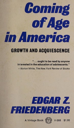 Cover for Coming of age in America