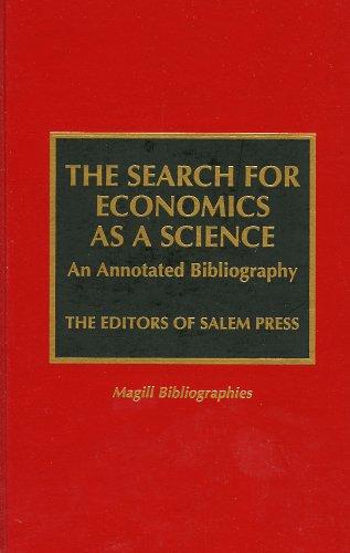 Cover for The search for economics as a science
