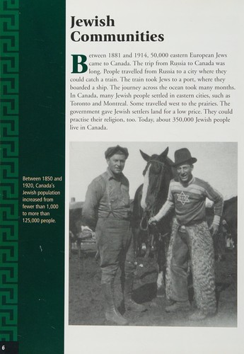 Cover for The Jewish people in Canada