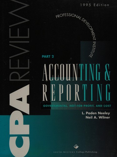 Cover for Accounting and Reporting (Cpa Review Series, Vol 3, Part 2)