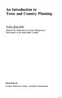Cover for Introduction to Town and Country Planning (The Built environment series)