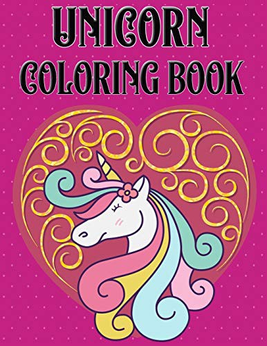 Cover for Unicorn Coloring Book