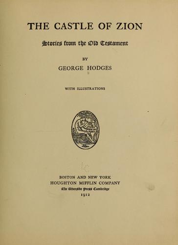 Cover for The castle of Zion