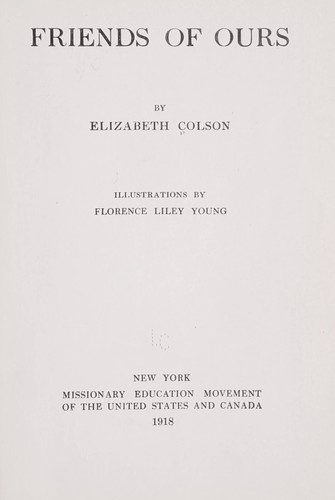 Cover for Friends of ours