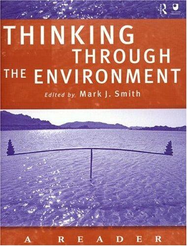Cover for Thinking through the environment