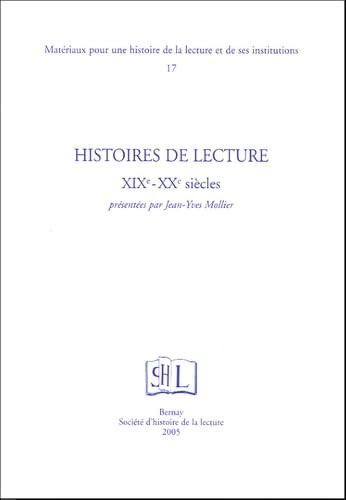 Cover for Histoires de lecture