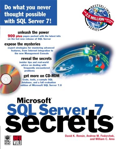 Cover for Microsoft SQL Server 7 secrets