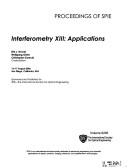Cover for Interferometry XIII.