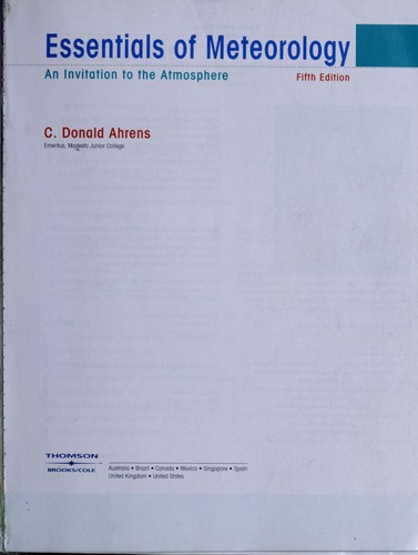 Cover for Essentials of meteorology