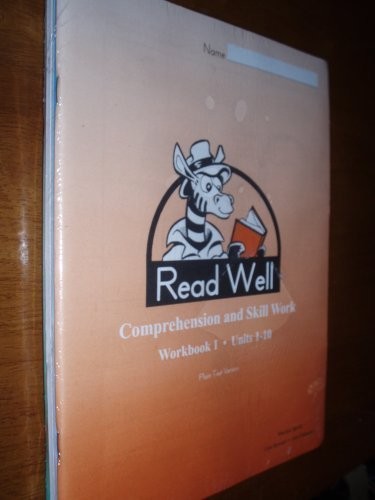 Cover for Read Well, Comprehension and Skill Work, Workbook 1 Units 1-10, Workbook 2 Units 11-25, and Workbook 3 Units 26-38 By Marilyn Sprick, Lisa Howard, and Ann Fidanque (SET OF 3 WORKBOOKS)