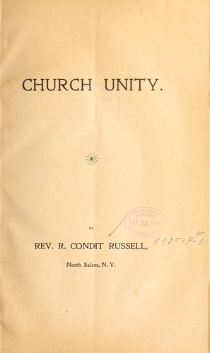 Cover for Church unity