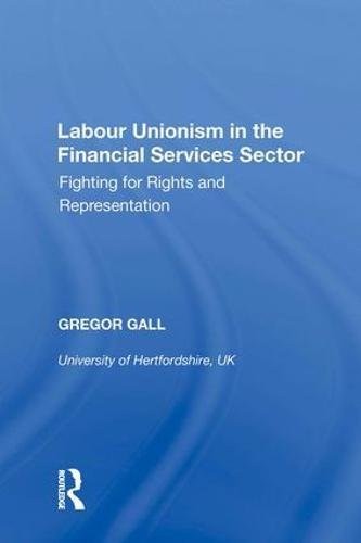 Cover for Labour Unionism in the Financial Services Sector