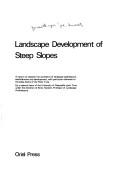 Cover for Landscape development of steep slopes